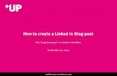 How to publish long-form posts on LinkedIn
