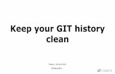 Keep your GIT history clean