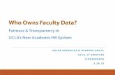 Who Owns Faculty Data?: Fairness and transparency in UCLA's new academic HR system