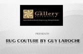 Guy laroche limited edition designer rugs