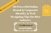 36 powerful online brand & corporate identity & web designing tips for rice industry