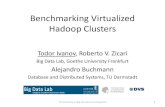 WBDB 2014 Benchmarking Virtualized Hadoop Clusters