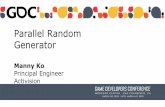 Parallel Random Generator - GDC 2015