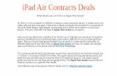 iPad Air Contract Deals