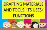 (2) Drafting Materials and Tools by Mary Krystle Dawn D. Sulleza