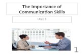 Ch 1 the importance of communication skills 2014