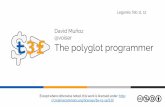 T3chFest 2016 - The polyglot programmer