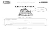 II Evaluación Matemática 3° grado.
