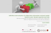 Thesis slides - Definition and evluation of collaborative information retrieval models based on users' domain expertise and roles