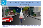 Corporate E-Learning Game template - Alien attack game