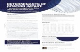 042-Confraria Determinants of citation impact