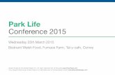 Park Life Conference 2015