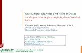 Asia Regional Planning Meeting-Agricultural Markets and Risks in Asia:Challenges to Manage both for Dryland Cereals & Pulses by Dr Ranjit Kumar
