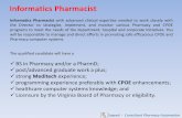 Career in Pharmacy Information - Roles and Responsibilities