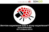 Service experience into a story experience anne kalliomaki tarinakone storification_sdn finland 31_march_2016 at mediapolis tampere