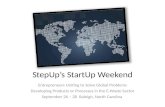 Startup Weekend NC StepUp Entrepreneurship & Teaming For Technology- Tweet if you like!