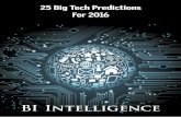 2016 Big Tech Predictions