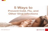 How to prevent Cold, Flu and other Viral Infections