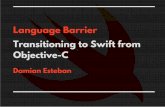Language Barrier—Transitioning to Swift From Objective-C
