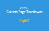 FirmPlay.com Careers Page Teardowns: Rapid7