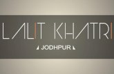 Lookbook lalit khatri