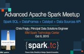 Advanced Apache Spark Meetup Data Sources API Cassandra Spark Connector Spark 1.5.1 Zeppelin 0.6.0
