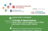 Dodicesima Conferenza Nazionale di Statistica - Presentazione OpenCoesione / A Scuola di OpenCoesione
