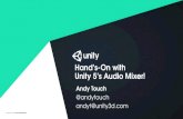 Audio Mixer in Unity5 - Andy Touch