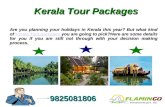 We offer you exclusive kerala tour packages