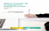 Marco común de Competencia Digital Docente 2017