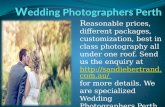 Wedding Photographer Perth