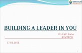 Building Leader in You (Leadership)