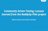 Fosdem 2016 - Community Driven Testing