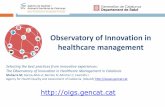 Observatory of Innovation in healthcare management in Catalonia (OIGS)
