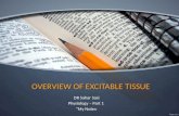 OVERVIEW OF THE EXCITABLE TISSUE- PART ONE
