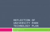 Reflection of university park tech plan