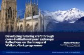 Developing tutoring craft through cross-institutional peer exchange: reflections on the inaugural Waikato-York programme