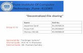Decentrailzed File Sharing