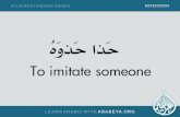 Learn new common Modern Standard Arabic expressions with Arabeya
