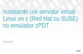 Instalando um servidor virtual Linux on z (Red hat ou SUSE) no emulador z pdt