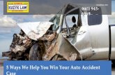 5 Ways Car Accident Lawyers at Kuzyk help you win your case