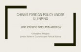China's foreign policy under Xi Jinping - Implications for Latin América