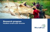 WorldFish research program: Resilient small-scale fisheries
