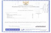 Certified Matric certificate