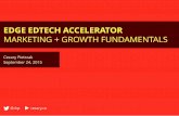 EDGE EdTech Accelerator - Marketing & Growth Program