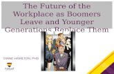 The Future of The Workplace as Boomers Retire and Millennials Replace Them by Dr. Diane Hamilton