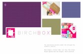 E-commerce project on Birchbox
