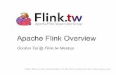 Apache Flink Overview (Flink.tw Meetup 2015/01/31)