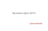 Business quiz 2073