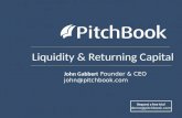 Liquidity & Returning Capital